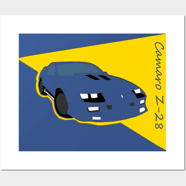 Chevy Camaro Z-28 Wall Art by Joseph Baker